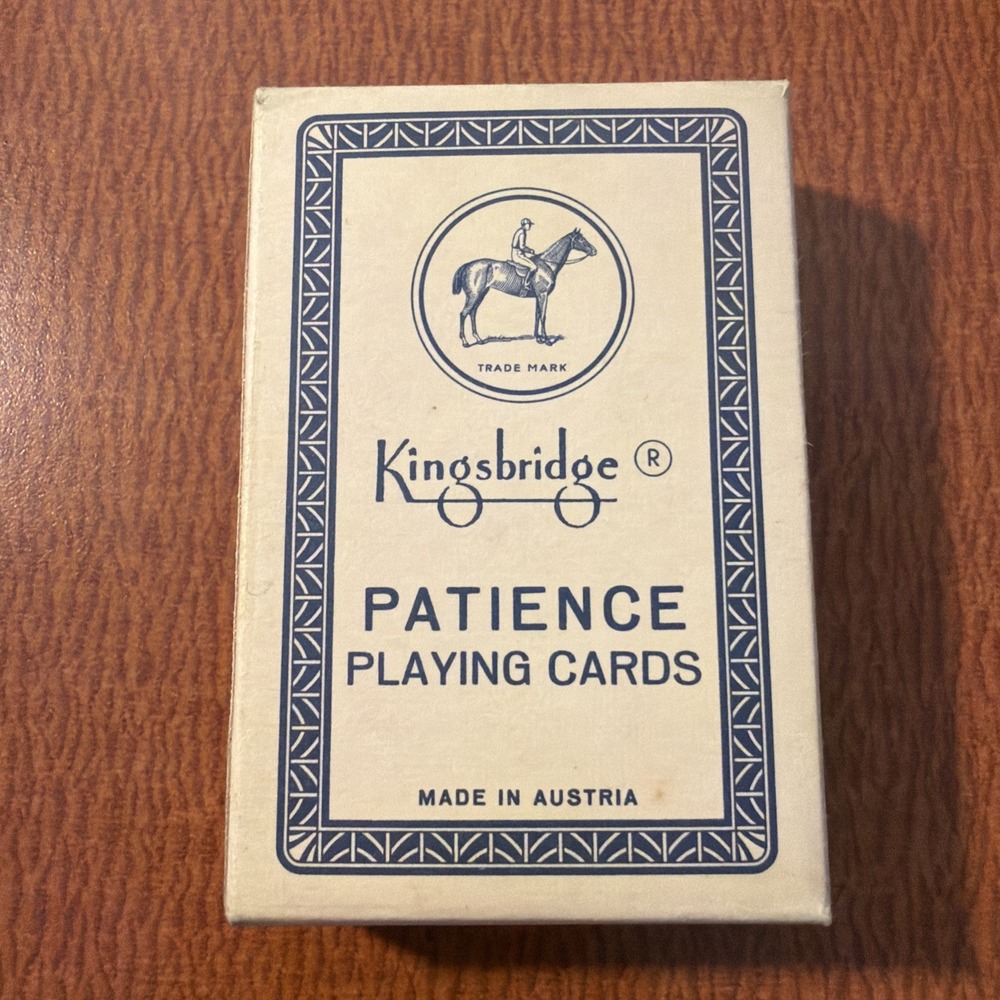 Kingsbridge Patience Playing Cards (Austria) Ferd Piatnik and Sons Vienna No 423